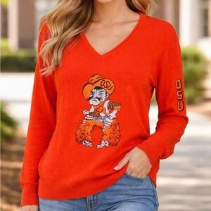 Le Roy Knitwear Vintage 80s Women’s Size L Oklahoma State University OSU Sweater
